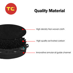 Filtre à charbon de bois CARBFILT2 pour <span class=keywords><strong>hotte</strong></span> aspirante, remplacement pour toutes les marques de hottes de 210 mm de diamètre, B&Q Cata Neff Boschs - Product Image 3