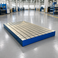 Plateforme à grille en fonte pour équipement lourd, à fentes, pour banc d'essai de moteur, base robotique et montage de base de machine CNC