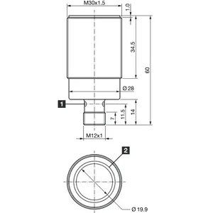 Capteur à ultrasons US30M3000IU-B4 - Product Image 2