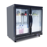 Mini réfrigérateur-congélateur avec porte en verre, écologique, silencieux, pour hôtel, chambre à coucher, fournitures, refroidisseur portable, mini réfrigérateur 180L