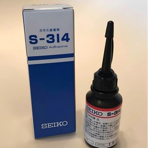 Adhésif en résine photopolymérisable Seiko S-314 pour verre huilé, temps de durcissement de 5 minutes - Product Image 1