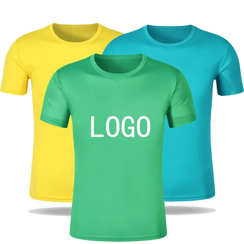 Custom Printing 100% Polyester Quickly Dry T Shirt For Sport Or Printing Logo Men's T-shirt