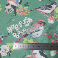 Tissu en coton tissé pour vêtements, respirant et résistant, impression numérique personnalisée, livraison directe d'usine, MOQ 1 mètre