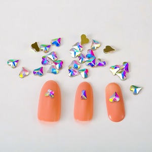 Strass Ab Color à dos plat, formes irrégulières, longues larmes, décorations pour nail art, autocollants DIY brillants, vente en gros - Product Image 3
