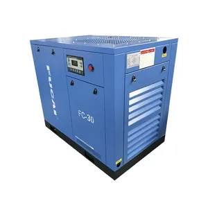 Compresor industrial de accionamiento directo estándar FUCAI 30hp y piezas compresor de aire de tornillo rotativo 22kw 8bar