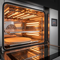 Máquina Expendedora de Pizza Automática de Autoservicio YISO Smart IoT 24 Horas con Hornos Internos y Lector de Tarjetas de Crédito Nayax, Pizza Fresca