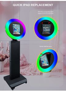 Photomaton portable en métal pour iPad, facile à installer, stable, avec rotation de la coque, pour fêtes - Product Image 4