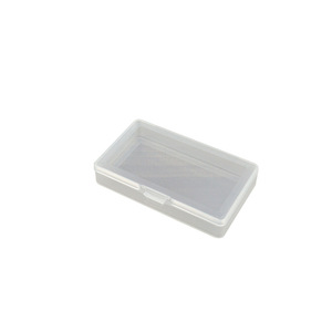 Transparent Plastic Rectangle Storage Box 5x5x1.6cm Covered Jewelry And Ornament Container Mini <b>Display</b> <b>Case</b> For Chip Sample - Product Image 5