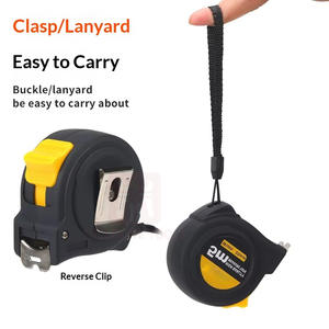 Penjualan Langsung Pabrik Meteran Pita ABS 19mm/25mm Lebar Bilah Skala Ganda Metrik/Imperial Presisi Tinggi 5 Meter - Product Image 3