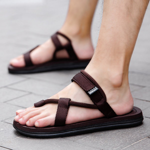 Sandali sportivi sportivi da uomo comodi pantofole regolabili supporto arco piatto impermeabile per spiaggia estate punta aperta - Product Image 3