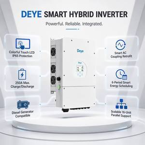 Onduleur solaire hybride Deye toutes gammes 6kW 8kW 10kW <span class=keywords><strong>12kW</strong></span>, étanche IP65, basse tension - Product Image 2