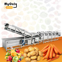 MY Fruit Potato Clean Carrot Wash Machine à sécher les légumes Laveuse et sécheuse
