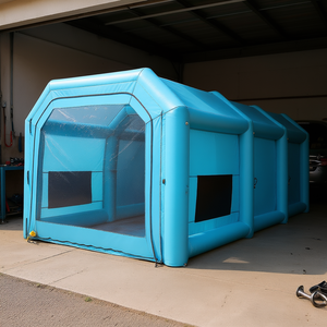 Inflatable <b>Spray</b> Booth <b>Tent</b> 39.4x16.4x13.1ft For Paint Booth Car Care - Product Image 2