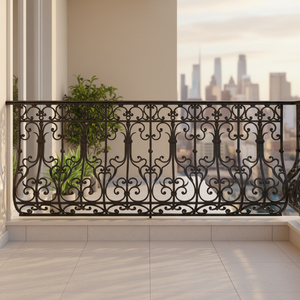 Ringhiere <span class=keywords><strong>per</strong></span> Scale e <span class=keywords><strong>Balconi</strong></span> in Ferro Battuto Stile Mediterraneo Rustico Naturale <span class=keywords><strong>per</strong></span> Interni, Nuovo Design, Bestseller in California - Product Image 3