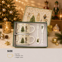 Mug à café Scène Casse-Noisette en Résine+ABS+PC pour Noël, Décoration de Table de Fêtes, Artisanat, Vente en Gros Usine