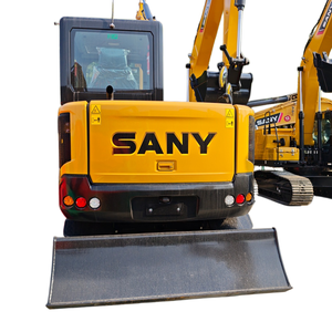 Miniexcavadora de Ruedas SANY SY65W de 6 Toneladas, Motor Yanmar, Bomba Hidráulica Hengli, Válvula, Cilindro Sany, Tránsito Rápido, Carretera Municipal - Product Image 4