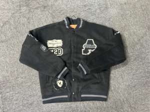 <span class=keywords><strong>Giacca</strong></span> da Baseball da Uomo Personalizzata in Misto Lana Stile High Street con Lettere Ricamate alla Moda per la Stagione Invernale Produttore di Giacche - Product Image 6