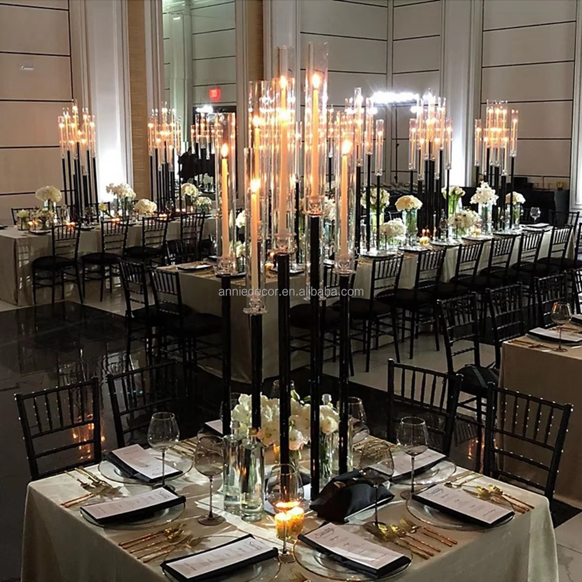 Candelabros Cónicos De Cristal, Candelabro Decorativo, Centro De Ma Para Ma, Boda, Comedor, Fita - AliExprs