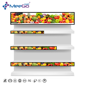 Android 9.0 37.1 Inch Indoor Shelf Edge Screen Advertising Display T972 T950x2 Quad Core A55 2GB RAM 16GB ROM Retail Store - Product Image 1