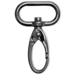 Prym Swivel <b>Hook</b> <b>Snap</b> <b>Hook</b> In Black Gunmetal Colour Piece Per Pack Mm Opening To Hold Strapping - Product Image 2