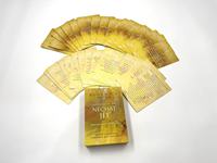Cartes de poker publicitaires écologiques avec coins carrés, emballage en boîte couleur - Marque SICP, usage familial, papier durable et écoresponsable