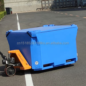 Bacs <span class=keywords><strong>à</strong></span> poisson isolés 660L Conteneurs en plastique <span class=keywords><strong>à</strong></span> usage industriel pour fruits de mer Boîte isotherme Poubelles <span class=keywords><strong>à</strong></span> poisson - Product Image 4