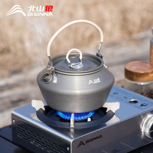 Beishanlang Outdoor <b>Kettle</b> Aluminum Alloy Portable Teapot For <b>Camping</b> Open Flame Tea Brewing - Product Image 3