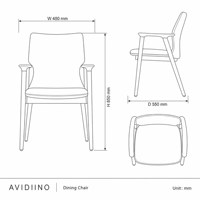 Chaise de salle à manger en bois de noyer massif avec accoudoirs, dossier ergonomique rembourré en cuir PU, style moderne pour restaurant, cuisine, maison