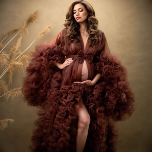 Robes de maternité de <span class=keywords><strong>luxe</strong></span> pour femmes enceintes, tenues de détente et robes de séance photo pour grossistes - Product Image 6