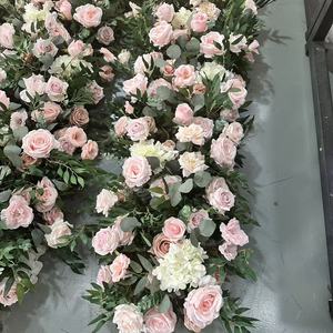 ทางเดิ<span class=keywords><strong>น</strong></span>ดอกไม้สีชมพู ขาว เขียว ขนาด 8 ฟุต สำหรับตกแต่งงา<span class=keywords><strong>น</strong></span>แต่งงา<span class=keywords><strong>น</strong></span> ขายดีจาก IFG - Product Image 6