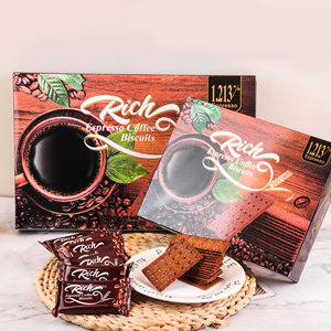 Basso contenuto di grassi sano sapore di caffè Cracker asiatico colazione pausa tè biscotti Cracker dolci <span class=keywords><strong>snack</strong></span> deliziosi biscotti al caffè - Product Image 2
