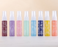 Flacon pulvérisateur dégradé coloré de luxe de 10ml avec testeur de pompe de pulvérisation en plastique 10ml petit flacon d'atomiseur de parfum échantillon de bouteille en verre