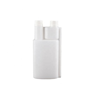 100ml 250ml <b>Empty</b> HDPE Liquid Dosing <b>Bottle</b> Double Neck Measuring Chemical <b>Bottles</b> - Product Image 1