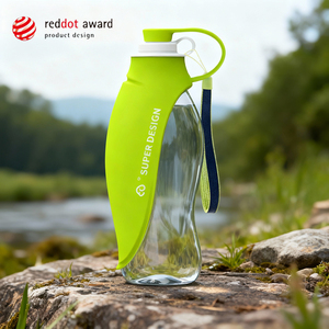 Botella Portátil Personalizada para Perros con Luz, para Viajes al Aire Libre, con Diseño de Hoja Luminosa - Product Image 6