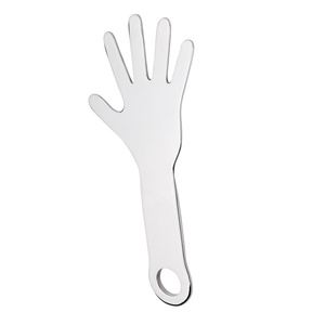 Nuevo Paleta BDSM Metálica en Forma de Palma, Diseño de Doble Cara con Superficie Lisa y Texturizada para una Estimulación Sensual Variada - Product Image 4