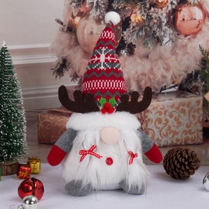 ของตกแต่งคริสต์มาส ซานตาคลอสเคราขาว รูดอล์ฟ ตุ๊กตาคนแคระไร้หน้า ของประดับตกแต่ง ตุ๊กตา<span class=keywords><strong>คริสต์มาส</strong></span> - Product Image 4