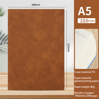 Cuaderno A5 con logotipo personalizado, Bloc de notas grueso, reunión de negocios, libro de registro, regalo promocional