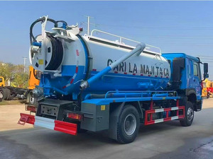 Camión de Succión de Aguas Residuales HOWO de 300HP, 4x2, con Volante a la Izquierda/Derecha, Manual, Diésel, para Limpieza de Alcantarillado, 12-14cbm, Suministro de Fábrica - Product Image 4