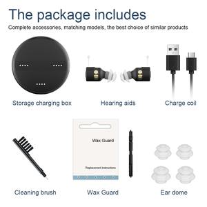 Nouveau produit Pocket USA Vente chaude Cic Mini aides auditives invisibles rechargeables numériques <span class=keywords><strong>Appareil</strong></span> auditif médical - Product Image 6