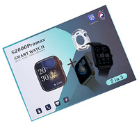 S2000promax Montre connectée Android carrée avec écouteurs TWS Série 10 11 Combo Set S2000 Pro Max Montre électronique S2000pro