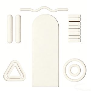 Kit de Fitness para Gimnasio en Casa, 6 Piezas, Set de Yoga de Silicona Suave PU, Equipo de Entrenamiento de Pilates para Todo el Cuerpo, para Ejercicios Diarios de Adelgazamiento para Mujeres - Product Image 1