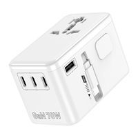 Adaptateur de charge rapide, câble de charge type C, multi-accessoires de voyage, câble de charge type C, multi-adaptateur multifonctionnel