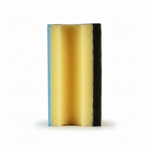 ฟองน้ำขัดสำหรับ Vileda glitzi PLUS โพลีเอสเตอร์พร้อมด้วย antibac สีเหลือง/สีดำ8.5x6.3ซม. สำหรับใช้ในครัว - Product Image 1