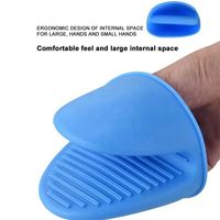 Ensemble de gants de cuisine en silicone à pois résistant à la chaleur avec logo personnalisé professionnel pour une utilisation au barbecue