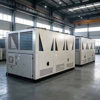 Unité de refroidissement à air haute efficacité 50kW 70kW 100kW 140kW, refroidisseur d'eau de qualité alimentaire pour la transformation des jus et des boissons