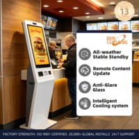 Terminal de Pago Automático de Autoservicio con Escáner de Código QR, Animación y Gráficos para Uso en Tiendas Minoristas y Metro