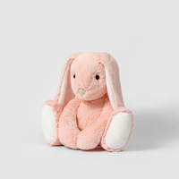 Peluche Lapin Rose en Polyester avec Rembourrage en Coton PP, Décoration d'Intérieur, Cadeau d'Anniversaire pour Petite Amie, 11-30cm, Vente en Gros