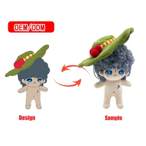 Low Moq formato personalizzato farcito Anime Plushie separabile figura e decorazioni personalizzate in piedi o seduta postura bambola di peluche per regalo