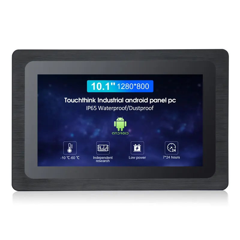 Industrial RK3288 Quad Core Android 5.1 Full HD Capacitive Touch Screen Kiosk 10.1 inch All In one panel PC AIO computer