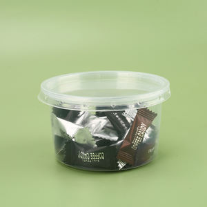 Tapa de cúpula Bandeja de comida de plástico Contenedores de grado para llevar Almacenamiento Embalaje de fruta Ensaladera Caja desechable Recipiente redondo para llevar - Product Image 3